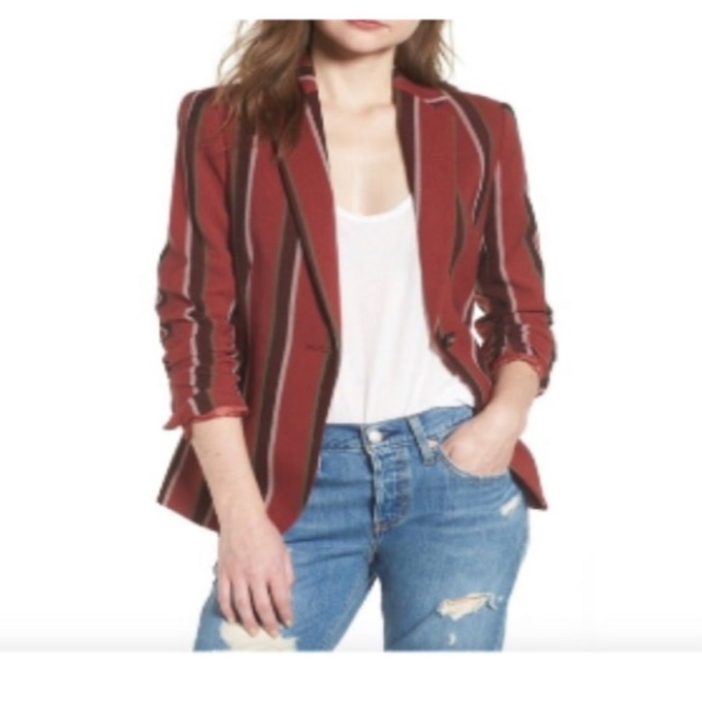 Mural Red Blazer